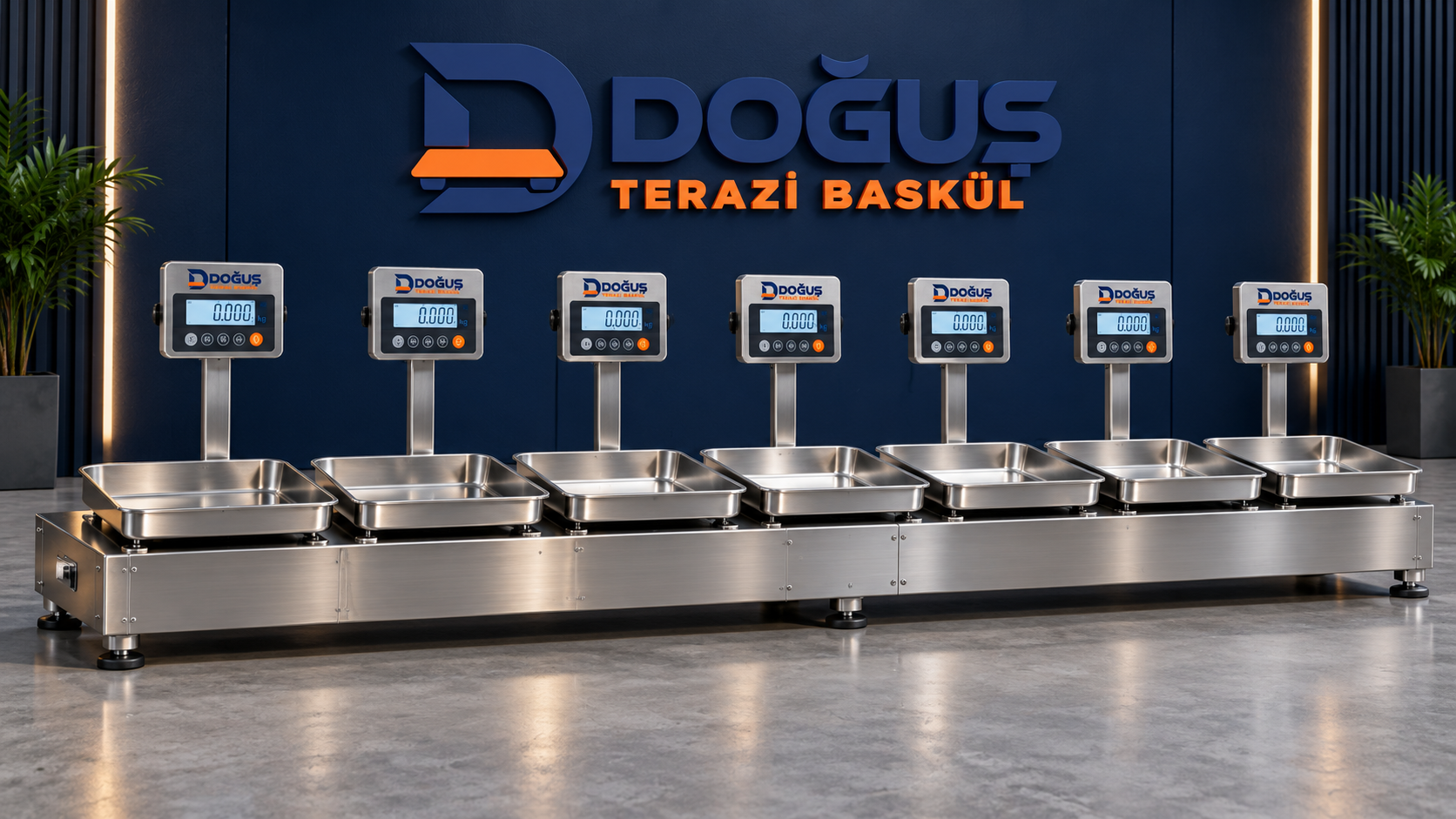 Doğuş Terazi 7'li Hisse Baskülü Tartım Sistemi